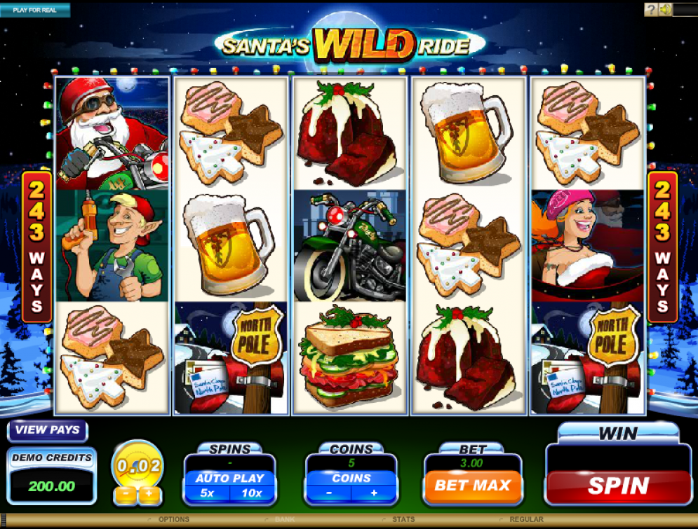 Santa’s Wild Ride Slot Review & Game Features